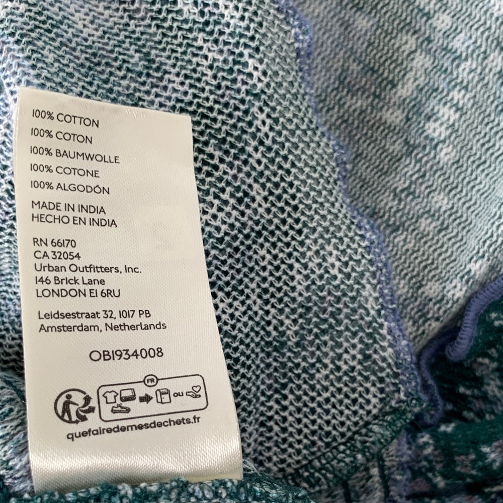 Free People Oh My Baby Tee size L seagrass combo - Picture 6 of 7